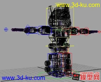 3D打印模型【Q版】擎天柱 有骨骼的图片