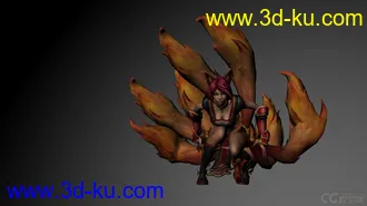 3D打印模型焰尾妖狐 阿狸的图片