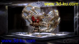 3D打印模型The Time Machine full textured for 3DSMax 2012 MentalRAY的图片