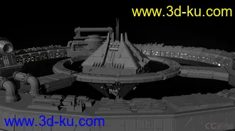 3D打印模型太空站的图片