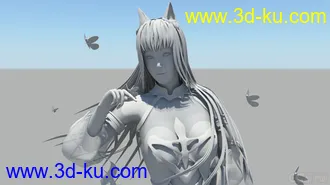 3D打印模型美女妖狐的图片