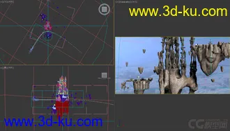 3D打印模型天空之城的一个场景  动画可以自己改的的图片