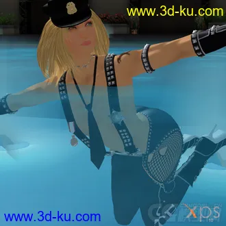 3D打印模型Rumble_Roses_XX_Sergeant_Clemets_Superstar_Heel的图片