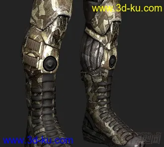 3D打印模型Male - Nanosuit Asia - Crysis 2 character rig with textures的图片