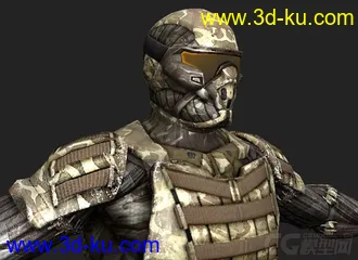 3D打印模型Male - Nanosuit Asia - Crysis 2 character rig with textures的图片
