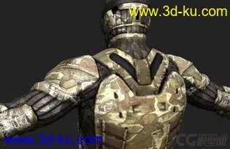 3D打印模型Male - Nanosuit Asia - Crysis 2 character rig with textures的图片