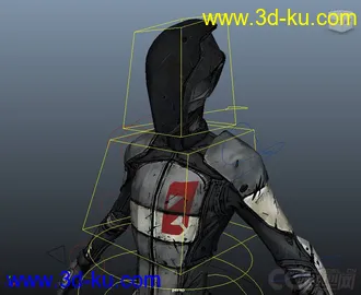 3D打印模型Zer0 Assassin Rig with texures (Maya2013)的图片