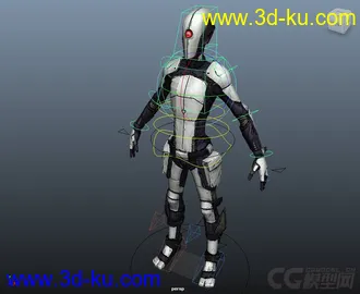 3D打印模型Zer0 Rig with texures (Maya2013)的图片