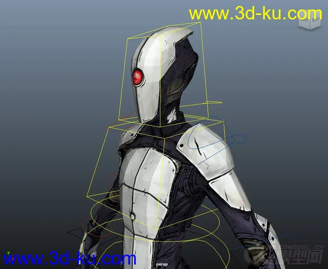 Zer0 Rig with texures (Maya2013)模型的图片4