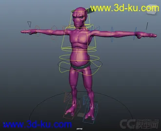 3D打印模型Alien . Extraterrestrial Rig Maya 2013的图片