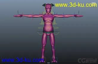 3D打印模型Alien . Extraterrestrial Rig Maya 2013的图片