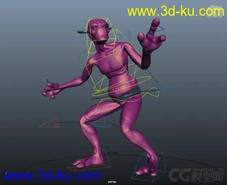 3D打印模型Alien . Extraterrestrial Rig Maya 2013的图片