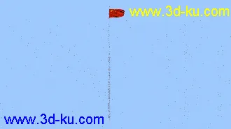 3D打印模型国旗  有动画的图片