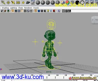 3D打印模型绑定人物带动画的图片