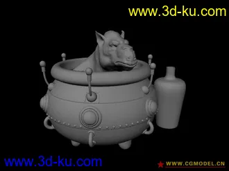 3D打印模型鼎中兽的图片