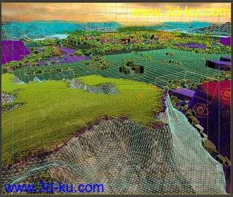 3D打印模型写实悬崖场景的图片