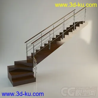 3D打印模型简洁大方的扶梯的图片