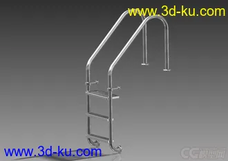 3D打印模型一款泳池的扶梯的图片