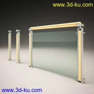 3D打印模型金属栏杆扶手的图片