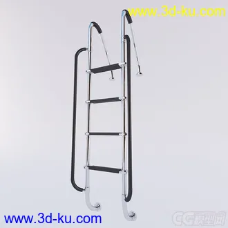 3D打印模型金属泳池扶梯的图片