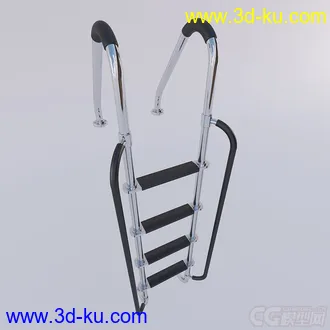 3D打印模型金属泳池扶梯的图片