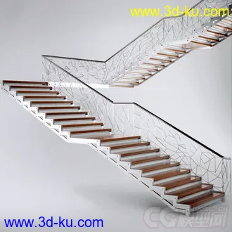 3D打印模型一款镂空的扶梯的图片