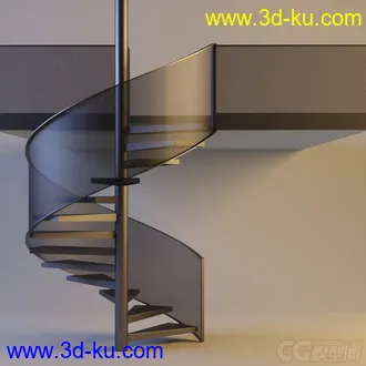 3D打印模型金属网状扶梯的图片