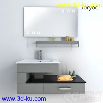 3D打印模型一款精致的洗漱台的图片