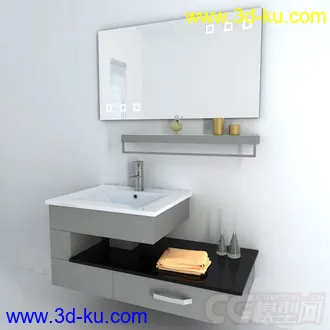 3D打印模型一款精致的洗漱台的图片