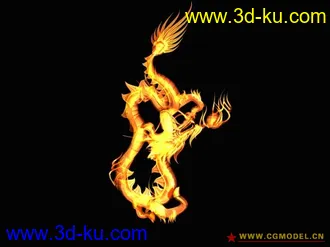 3D打印模型精美中国龙的图片