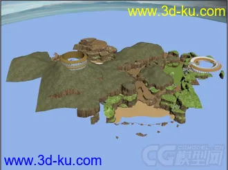 火影忍者各类场景建筑模型的图片
