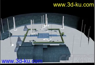 火影忍者各类场景建筑模型的图片