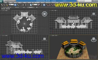 火影忍者各类场景建筑模型的图片