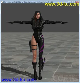 3D打印模型生化危机女角色——杰西卡的图片