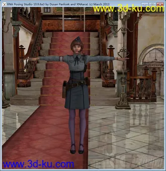 3D打印模型生化危机女角色——杰西卡（FBC服装）的图片