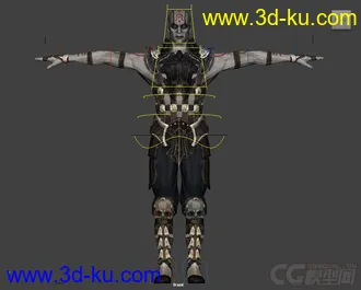 3D打印模型MC Quan Chi rig with textures Maya 2013的图片