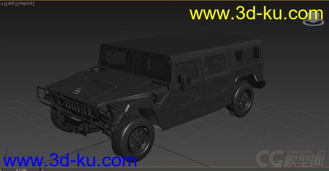 悍马模型 Hummer H1的图片1