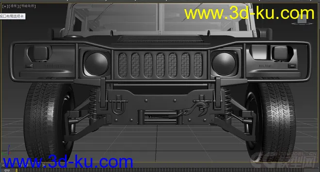 悍马模型 Hummer H1的图片8