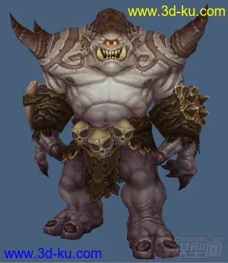 WOW魔兽世界独眼巨人模型的图片