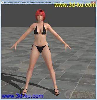 3D打印模型恐龙危机女主角——蕾吉娜的图片
