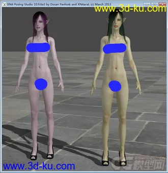 3D打印模型精灵女的图片
