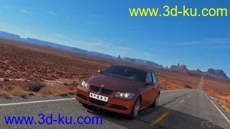 3D打印模型无聊的时候渲了个车的图片
