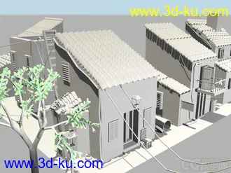 3D打印模型场景建筑的图片