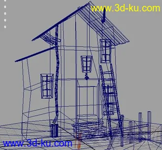 3D打印模型简单的建筑的图片