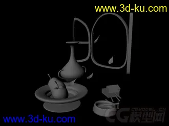 3D打印模型生活静物一组的图片