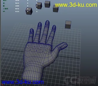 3D打印模型手的图片