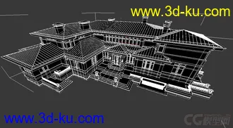 单个建筑模型的图片