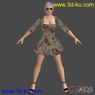 3D打印模型DOA5U_Christie_Casual的图片
