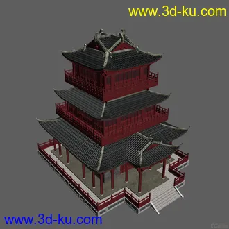 3D打印模型清江浦楼的图片