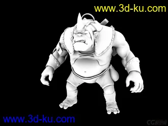 3D打印模型兽人的图片